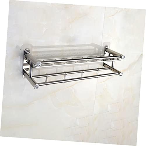 Bathroom Storage Rack Organizer with 360-Degree Rotation