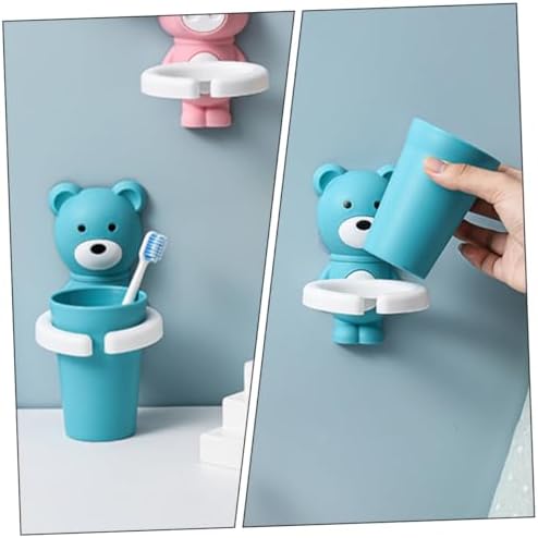 Housotel Toothbrush Holder for Kids Durable Wall-Mounted Storage Solution
