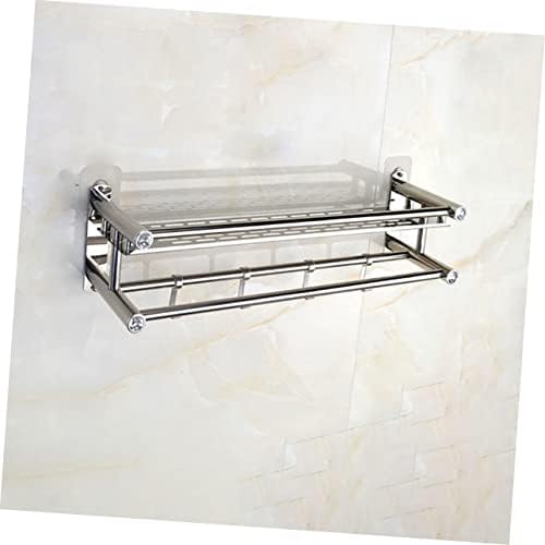Stainless Steel Bathroom Storage Holder for Organization