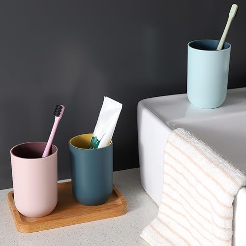 Reusable Plastic Toothbrush Cup