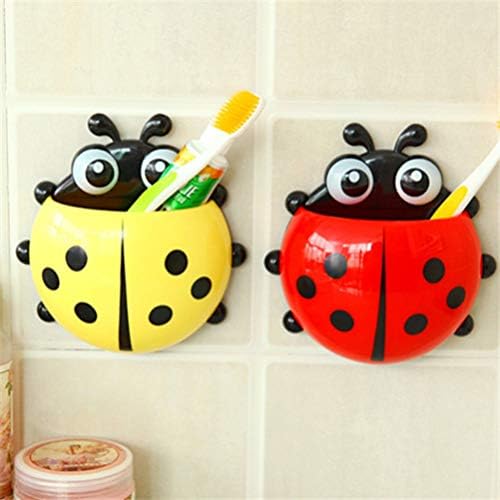 DOITOOL Suction Toothbrush Holder Wall Mount Organizer