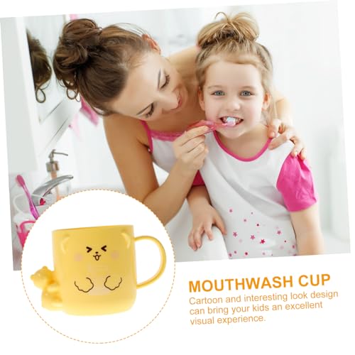 Gleavi Practical 2-Pack Kids Toothbrush Cup Cartoon Design