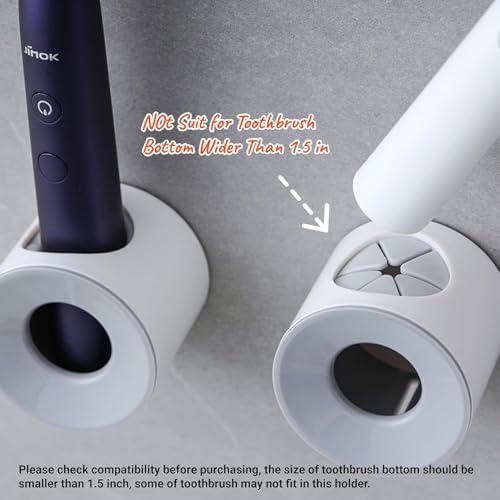 TALTAW Electric Toothbrush Wall Holder Space-Saving Maze for Bathroom
