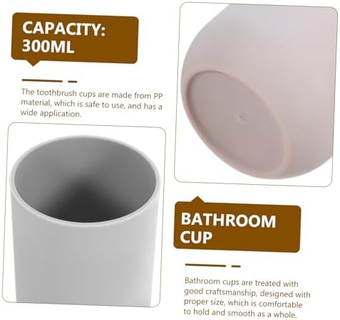 Dual-Color 2-Pack Toothbrush Water Tumbler Cups