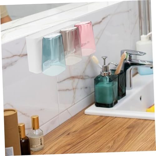 Space-Saving Wall Toothbrush Toothpaste Holder Set of 3
