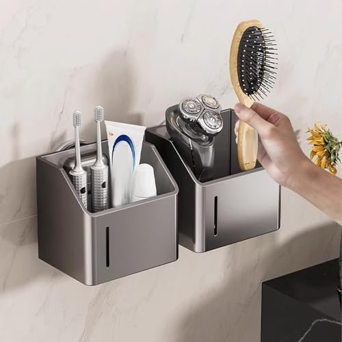 Generic Screwless Suction Shower Shelf Carbon Steel Storage for Bathroom Kitchen