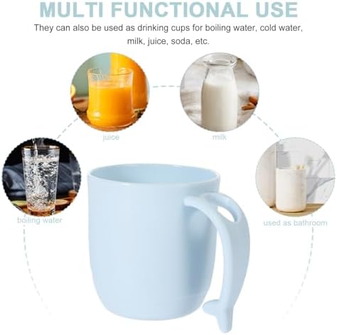 Zerodeko 2pcs Dolphin Toothbrush Cup Reusable Bathroom Gargling Mugs