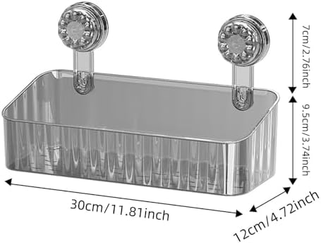 Quick Set-Up Wall-Mounted Shower Organizer