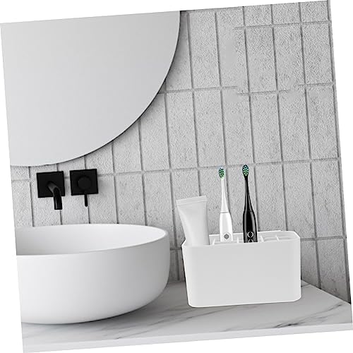 Wall-Mounted Toothbrush Holder Large Bathroom Storage Rack