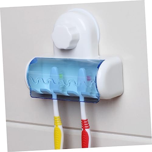 5 Racks Suction Toothbrush Holder