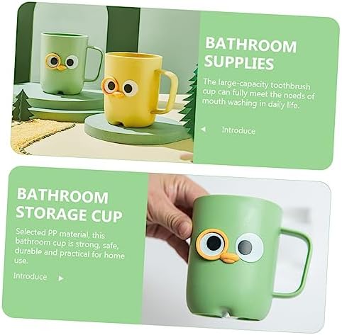 Toothbrush Cup Holder for Kids Reusable Travel Tumbler