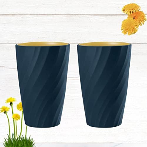 Cabinet-friendly 2-Piece Toothbrush Holder
