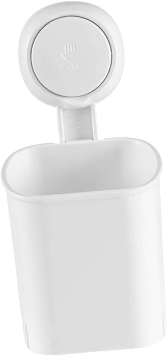 Amosfun Suction Cup Toothbrush Holder Wall Mount No Drill