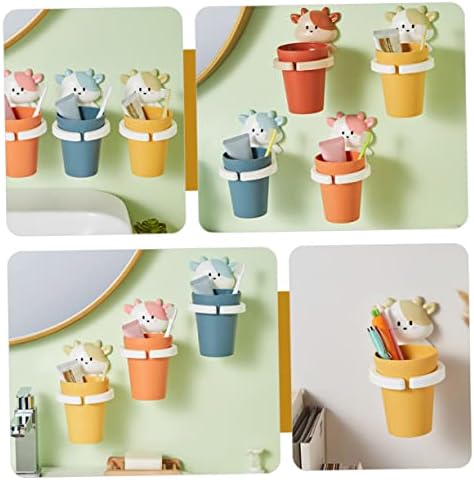 Cartoon Cow Toothbrush Cup Holder