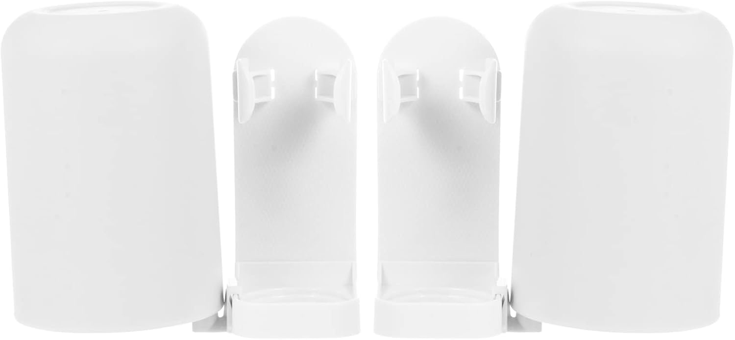 Ciieeo Wall Mounted Electric Toothbrush Holder 2 Sets Suction Cup Rack