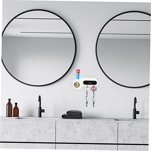 Elegant Wall-Mounted Toothbrush Holder Space-Saving Organizing Rack