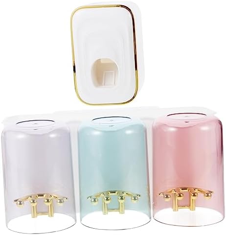 Space-Saving Wall Mounted Toothbrush Paste Organizer