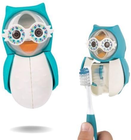 KID-FRIENDLY TOOTHBRUSH HOLDER WITH TIMER BLUE