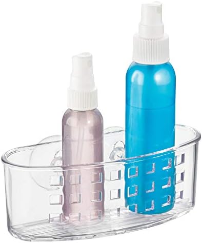 iDesign BPA-Free Plastic Shower Caddy Organizer Basket - Clear 65x275x25