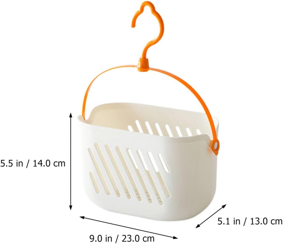 DOITOOL Plastic Hanging Shower Basket with Hook
