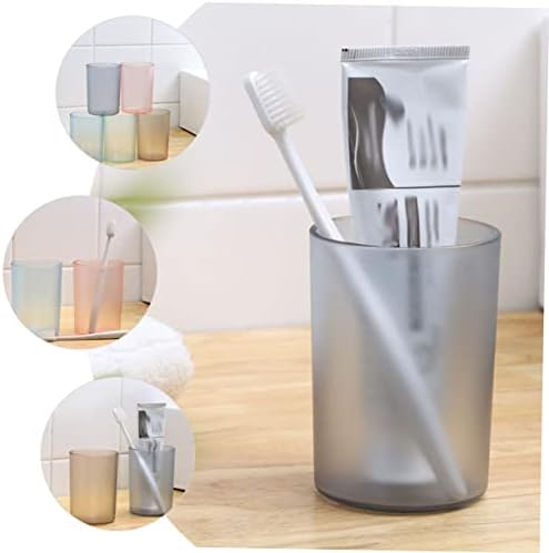 5-Piece Toothbrush Toothpaste Holder Set Pink Compact Travel Bathroom organisers