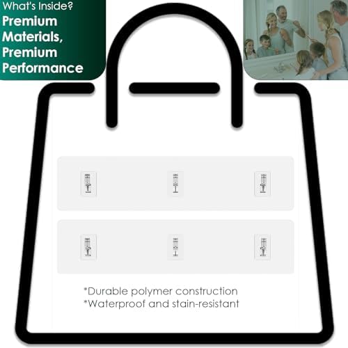 Strong Adhesive 2-Pack Replacement for Shower Caddy
