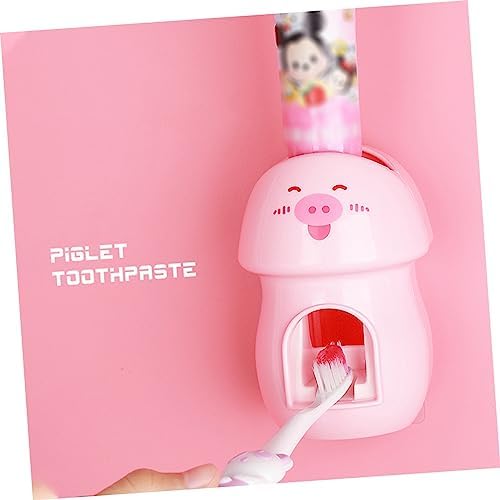 Garneck Wall Mount Toothbrush Holder with Automatic Squeezer
