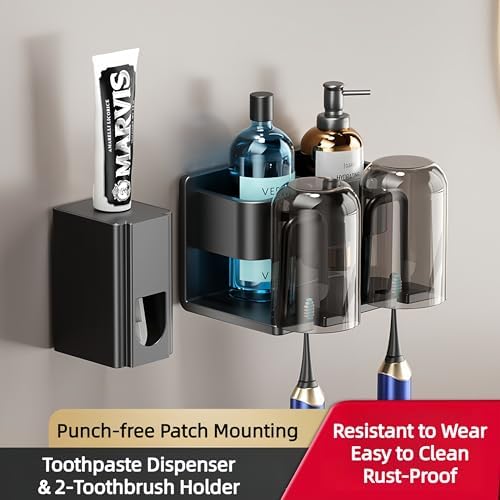 Wall-Mounted Toothbrush Holder Set for Your Bathroom