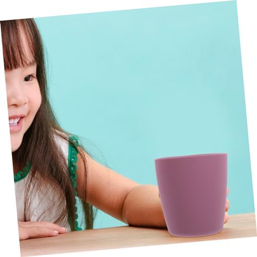 Toothbrush Cup Silicone Spill Proof Open Bath Holder