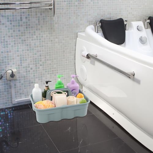 Melontray 6-Pack Plastic Cleaning Supply Caddy with Carry Handle