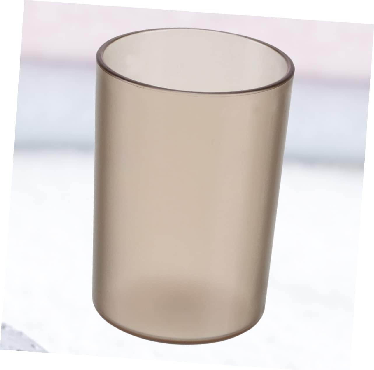 Mobestech Transparent Toothbrush Cup for Adults