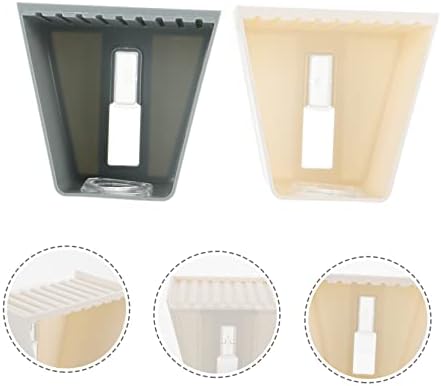 2pcs Wall Mounted Shampoo Hooks for Bathroom Storage