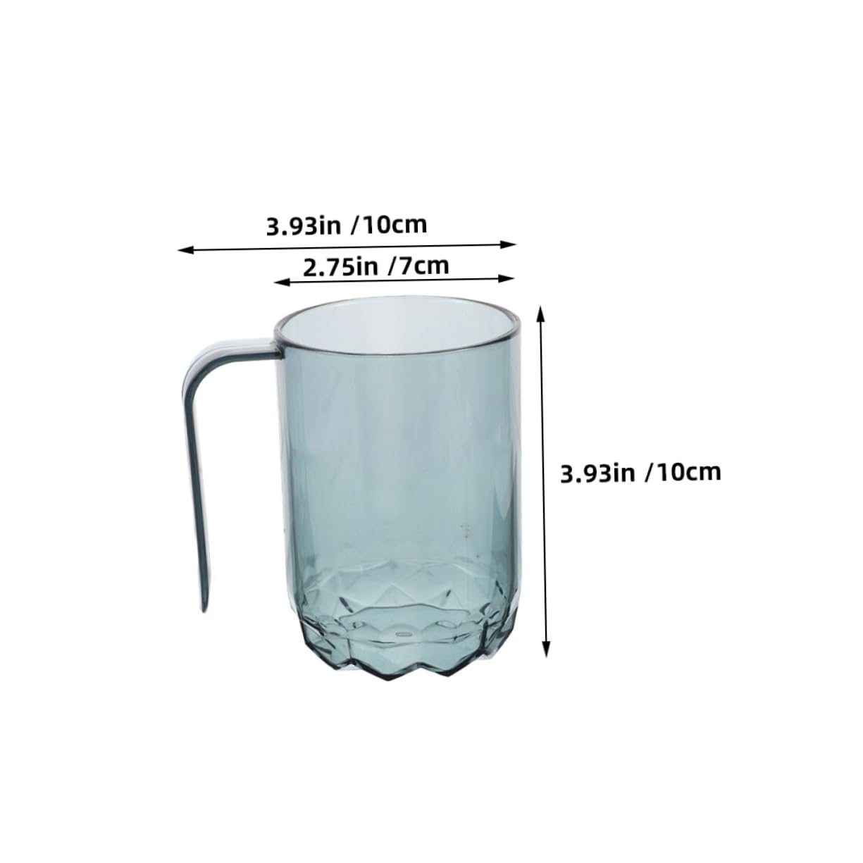 NOLITOY 3pcs Plastic Toothbrush Cups Set Transparent Reusable Bathroom Holder