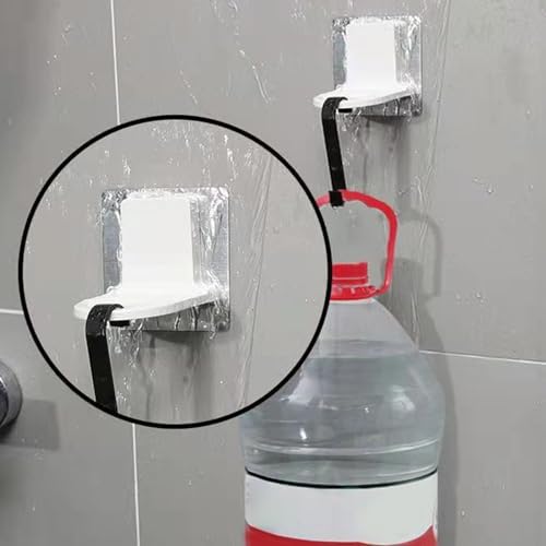 Bathroom Shower Gel Bottle Rack Hook Adhesive Mount