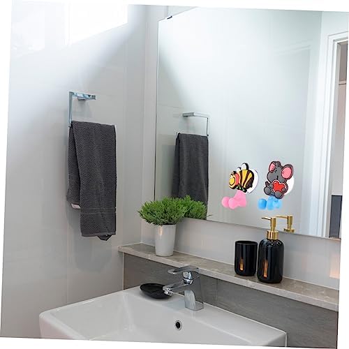 Ciieeo Cute Animal Toothbrush Holder with Suction Cup for Kids