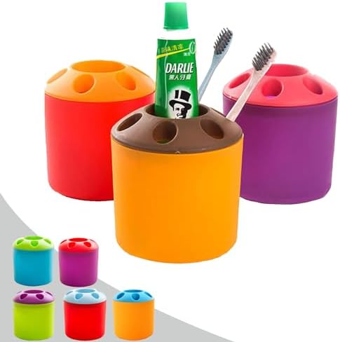 3-Piece Kids Toothbrush and Toothpaste Organizer Set