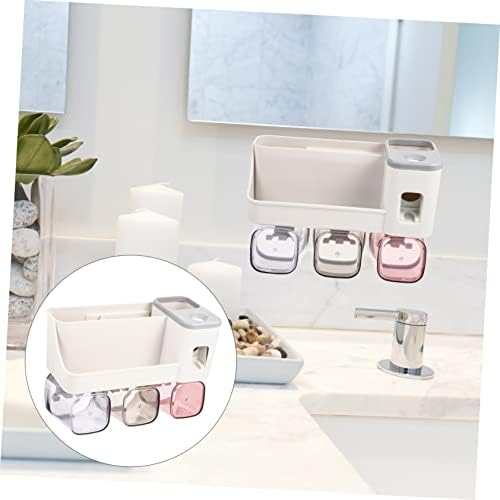 Space-Saving Wall-Mounted Toothbrush Holder for Families and Kids