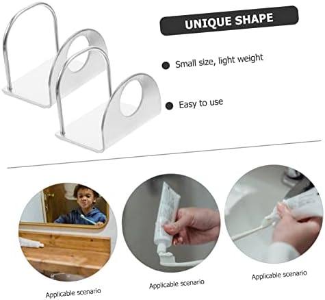 Pro Organizer - Wall Toothpaste Holder - Stainless Steel Easy to Install - No Rust Lightweight