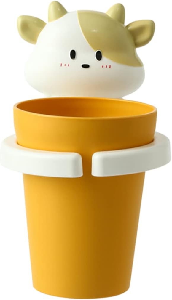 Playful Cartoon Toothbrush Cup for Kids Easy to Install with Fun Design