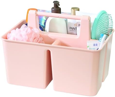 Enjoy Organizer Portable Plastic Shower Caddy 3 Compartments 4 Pack