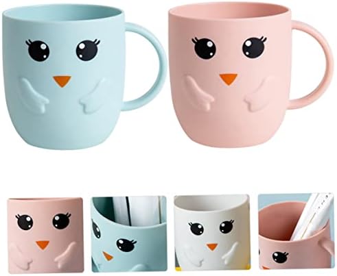 Cabilock Multipurpose Toothbrush Cup with Frosted Design