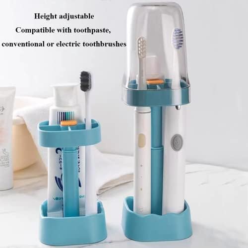 Toothbrush Holder with Cup Cover and 3 Slots