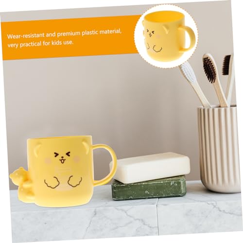 Gleavi Practical 2-Pack Kids Toothbrush Cup Cartoon Design