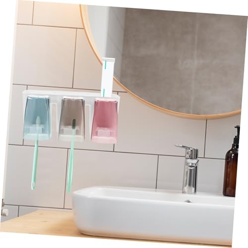 RORPOIR Mounted Toothbrush Holder for Bathroom Suction Mount Organizer