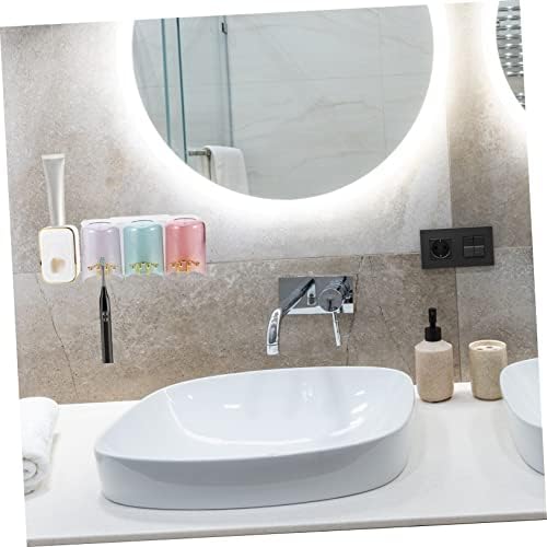 wall-mounted toothbrush holder with dispenser