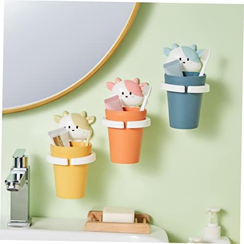 Cartoon Cow Gargle Cup Toothbrush Holder