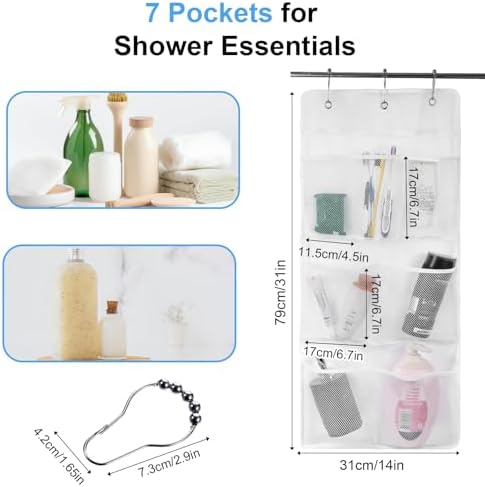 Durable Mesh Shower Caddy for RV Cruise Bathroom Storage
