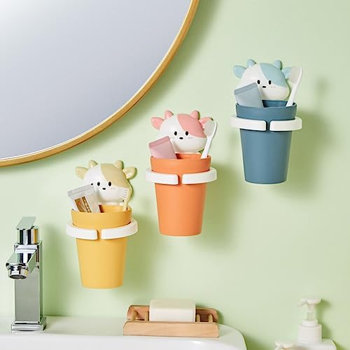 Cartoon Toothbrush Holder and Cup for Kids