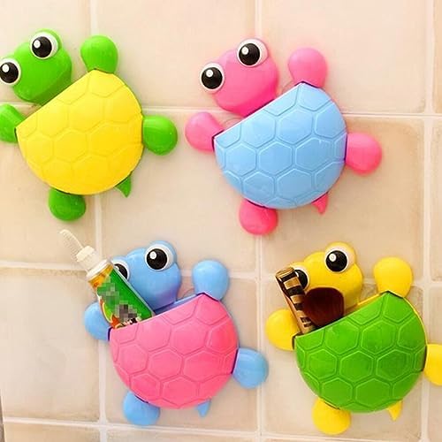 Zerodeko Suction Cup Toothbrush Holder with Built-in Dispenser