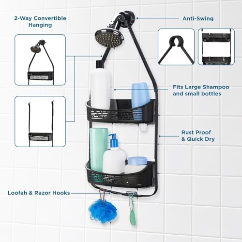 2-Way Hanging Shower Caddy